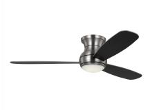 Anzalone Electric and Lighting Items 3OBSHR52BSD - Orbis 52 Inch Indoor/Outdoor Integrated LED Dimmable Hugger Ceiling Fan