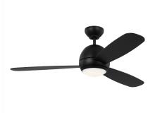 Anzalone Electric and Lighting Items 3OBSR52MBKD - Orbis 52 Inch Indoor/Outdoor Integrated LED Dimmable Ceiling Fan