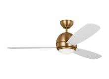 Anzalone Electric and Lighting Items 3OBSR52SBD - Orbis 52 Inch Indoor/Outdoor Integrated LED Dimmable Ceiling Fan