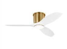 Anzalone Electric and Lighting Items 3TTHR44SBD - Titus 44 Inch Indoor/Outdoor Integrated LED Dimmable Hugger Ceiling Fan