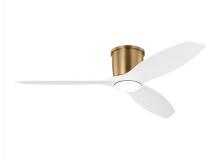 Anzalone Electric and Lighting Items 3TTHR52SBD - Titus 52 Inch Indoor/Outdoor Integrated LED Dimmable Hugger Ceiling Fan