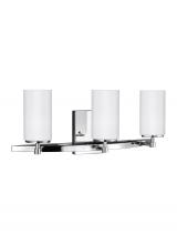 Anzalone Electric and Lighting Items 4424603-05 - Alturas contemporary 3-light indoor dimmable bath vanity wall sconce in chrome silver finish with et