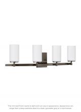 Anzalone Electric and Lighting Items 4424604-778 - Alturas contemporary 4-light indoor dimmable bath vanity wall sconce in brushed oil rubbed bronze fi