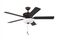 Anzalone Electric and Lighting Items 5LD52BZD - Linden 52'' traditional dimmable LED indoor bronze ceiling fan with light kit and reversible