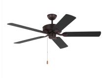 Anzalone Electric and Lighting Items 5LD52BZ - Linden 52'' traditional indoor bronze ceiling fan with reversible motor