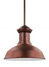 Anzalone Electric and Lighting Items 6247701-44 - Fredricksburg traditional 1-light outdoor exterior Dark Sky compliant ceiling hanging pendant in wea