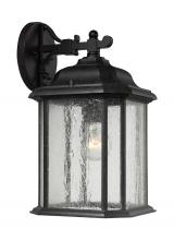 Anzalone Electric and Lighting Items 84031-746 - Kent traditional 1-light outdoor exterior large wall lantern sconce in oxford bronze finish with cle