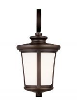 Anzalone Electric and Lighting Items 8719301-71 - Eddington modern 1-light outdoor exterior large wall lantern sconce in antique bronze finish with ca