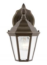 Anzalone Electric and Lighting Items 88937-71 - Bakersville traditional 1-light outdoor exterior small wall lantern sconce in antique bronze finish