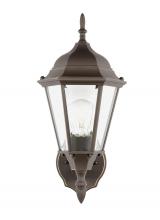 Anzalone Electric and Lighting Items 88941-71 - Bakersville traditional 1-light outdoor exterior wall lantern sconce in antique bronze finish with c