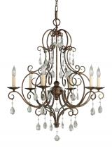 Anzalone Electric and Lighting Items F1902/6MBZ - Small Chandelier