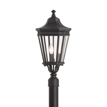 Anzalone Electric and Lighting Items OL5407BK - Small Post Lantern