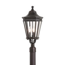 Anzalone Electric and Lighting Items OL5407GBZ - Small Post Lantern