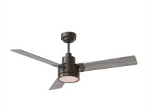 Anzalone Electric and Lighting Items 3JVR52AGPD - Jovie 52" Indoor/Outdoor Dimmable Integrated LED Aged Pewter Ceiling Fan with Light Kit Wall Con