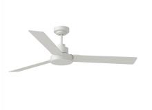 Anzalone Electric and Lighting Items 3JVR58RZW - Jovie 58" Indoor/Outdoor Matte White Ceiling Fan with Handheld / Wall Mountable Remote Control a