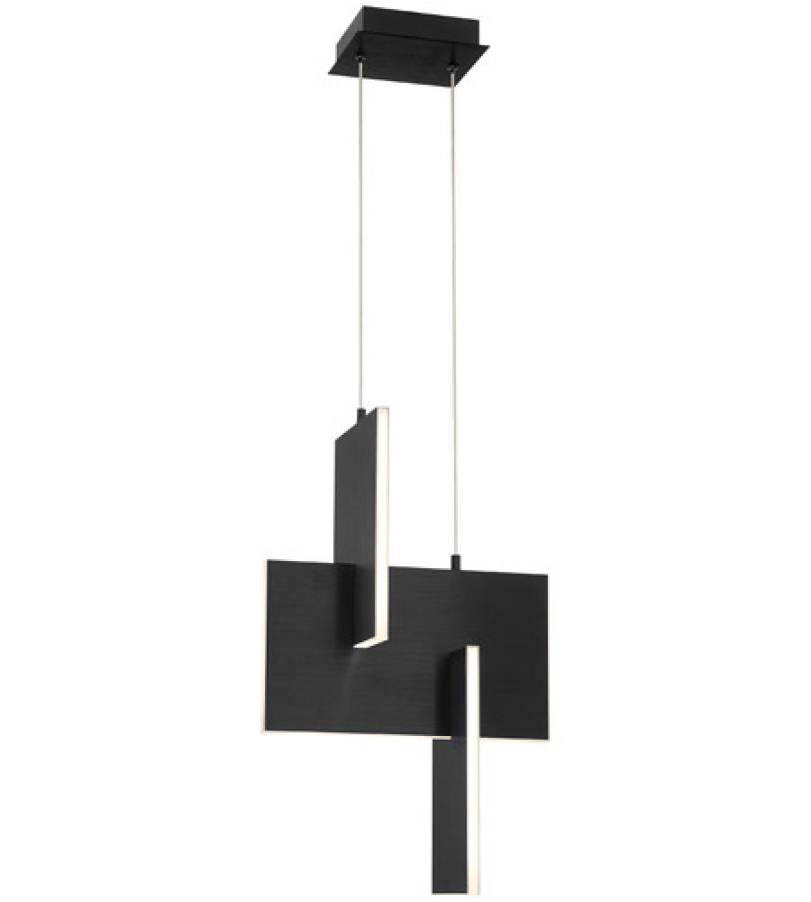 Coburg, Pendant, LED, Sml, Blk