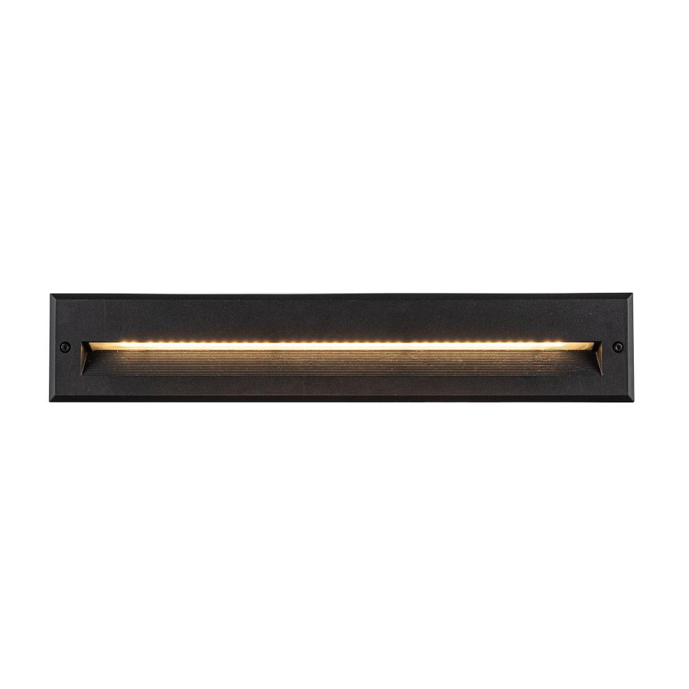 Newport 20-in Black LED Exterior Wall/Step Lights