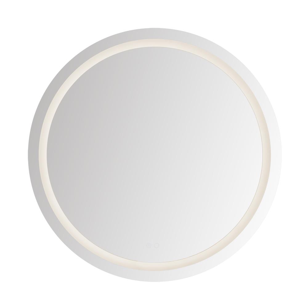 Hillmont 40-in Sandblasted Merc Edge LED Vanity Mirror