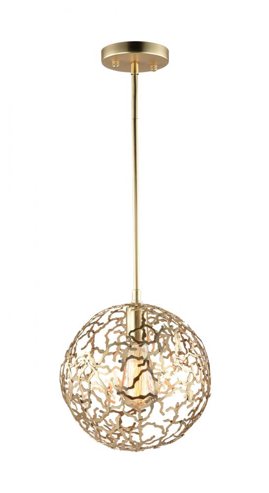 Helios 10" Organic Globe Pendant