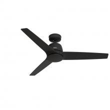 Hunter 52606 - Hunter 52 inch Malden Matte Black Ceiling Fan and Handheld Remote