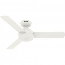 Hunter 51848 - Hunter 44 inch Presto Matte White Ceiling Fan and Wall Control