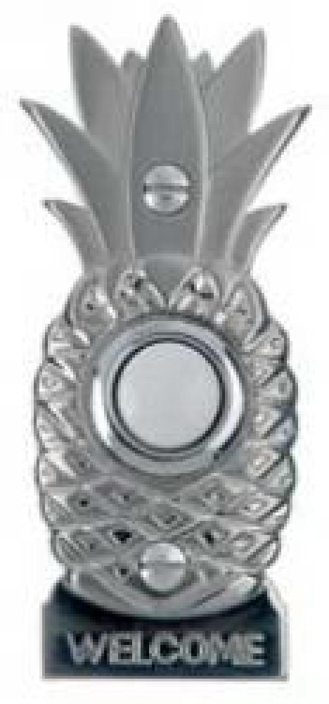 Pineapple Doorbell Button, Nickel Finish