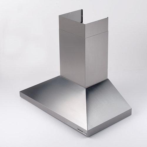 30 in., Stainless Steel, Chimney Hood, Internal Blower,  450 CFM.