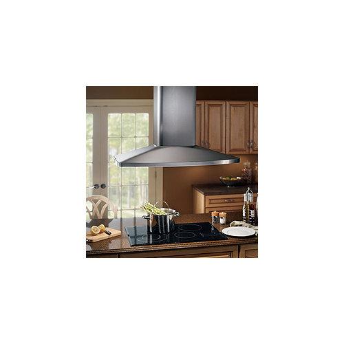 27-9/16 in. x 35-7/16 in. Stainless Steel Range Hood — 480 CFM