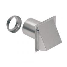 Broan-Nutone 885AL - Wall Cap, Aluminum,  for 3 in. and 4 in. round duct