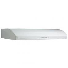 Broan-Nutone E66130WH - White Range Hood, 600 CFM Internal Blower