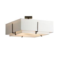 Hubbardton Forge 126513-SKT-14-SF2012-SF2401 - Exos Square Large Double Shade Semi-Flush