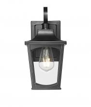 Millennium 10901-PBK - Curry 1-Light Outdoor Wall Sconce Powder Coated Black