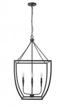 Millennium 13804-MB - Kelsey 4-Light Pendant light Matte Black