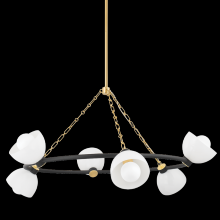 Anzalone Electric and Lighting Items H724806-AGB/TBK - BELLE Chandelier