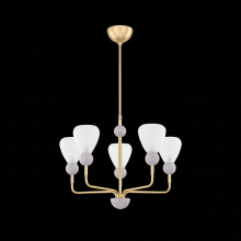 Anzalone Electric and Lighting Items H904805-AGB/SPG - Doreen Chandelier