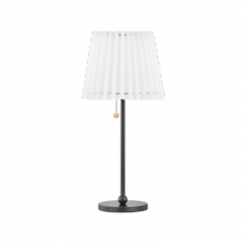 Anzalone Electric and Lighting Items HL476201-SBK - Demi Table Lamp