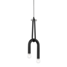 Anzalone Electric and Lighting Items H382702-PN/BK - Whit Pendant