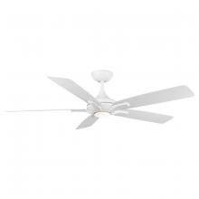 Modern Forms US - Fans Only FR-W2008-60L-MW - Mykonos 5 Downrod ceiling fan