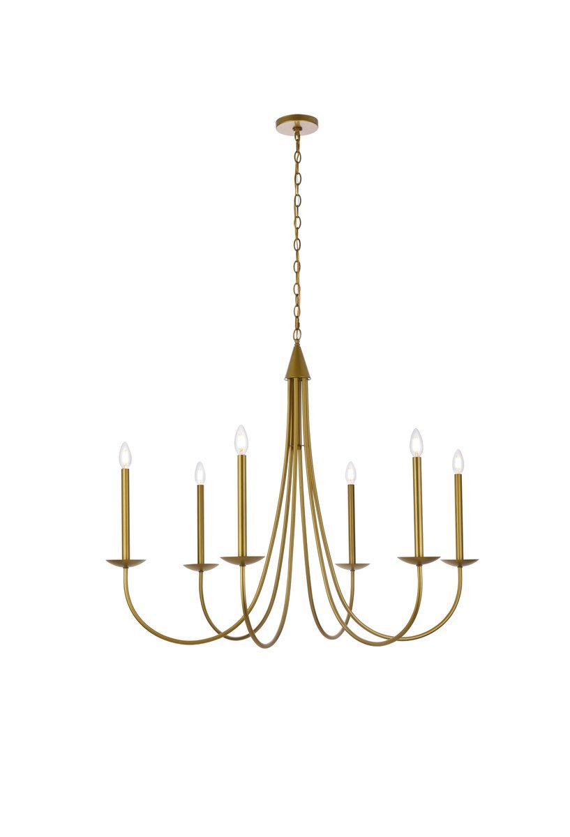 Cohen 42 inch pendant in brass