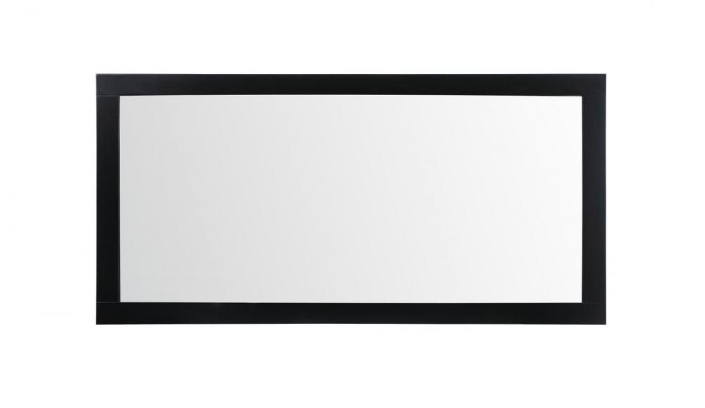 Aqua Vanity Mirror 72x36 Inch in Black