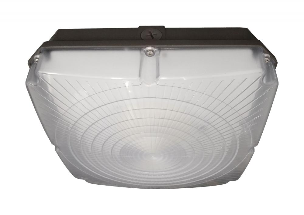 LED Canopy Light - 40W - 5000K - Bronze Finish - 120-277V