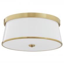 Quorum 3203-20-80 - Weir 20 inches Ceiling Mount, Aged Brass