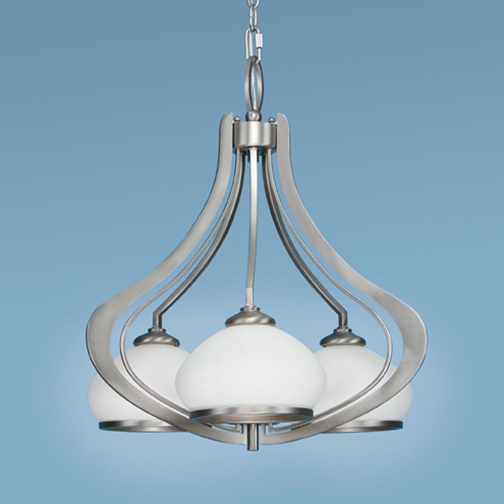 Nickel Down Chandelier