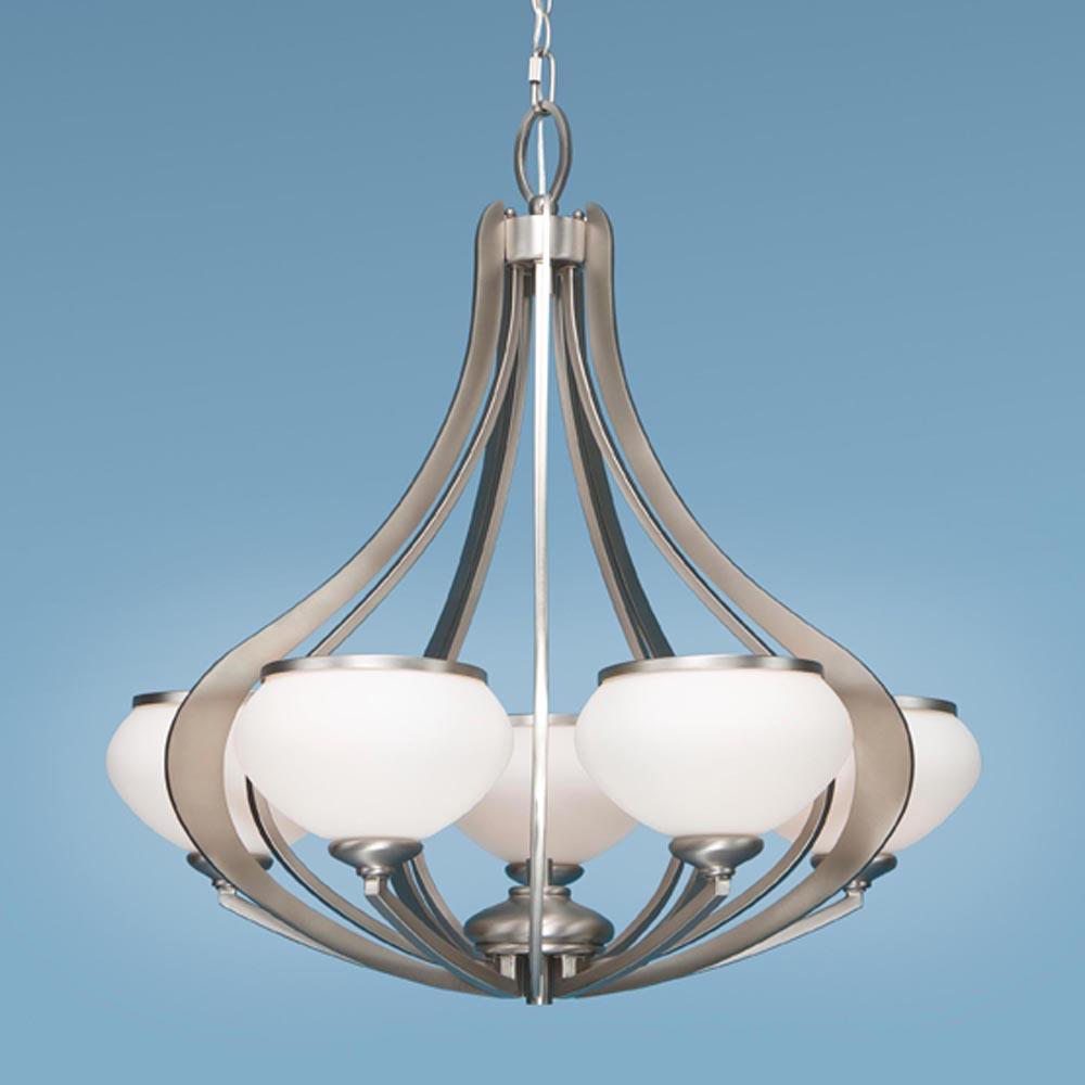 Nickel Up Chandelier