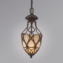 Authenticity 10-0026-01-07 - One Light Bronze Foyer Hall Pendant