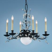 Authenticity 10-0041-07-01 - Seven Light Black Up Chandelier