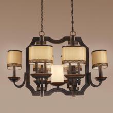 Authenticity 10-0081-13-23 - Black Up Chandelier