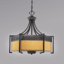 Authenticity 10-0089-03-25 - Black Down Chandelier