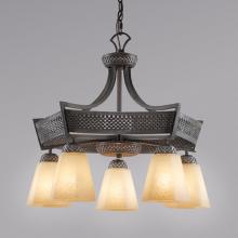 Authenticity 10-0090-05-25 - Black Down Chandelier