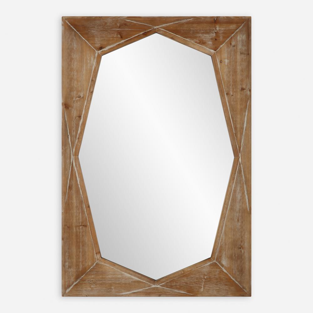 Marquise Natural Wood Mirror